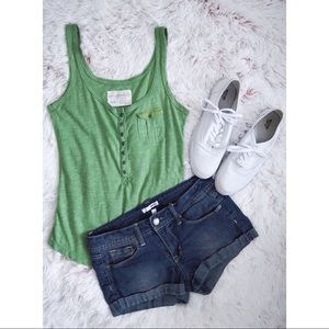 Aeropostale Green Tank Top